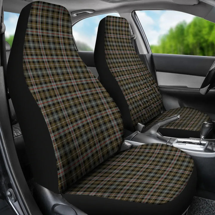 Scottish MacKenzie Weathered Clan Tartan Car Seat Covers 3