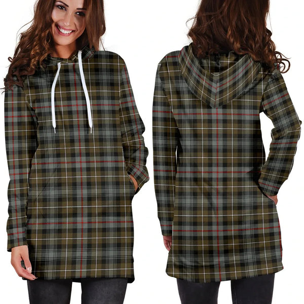 Scottish MacKenzie Weathered Clan Tartan Hoodie Dress