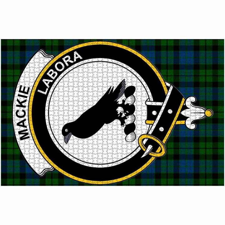 Scottish MacKie Clan Crest Tartan Jigsaw Puzzle 2