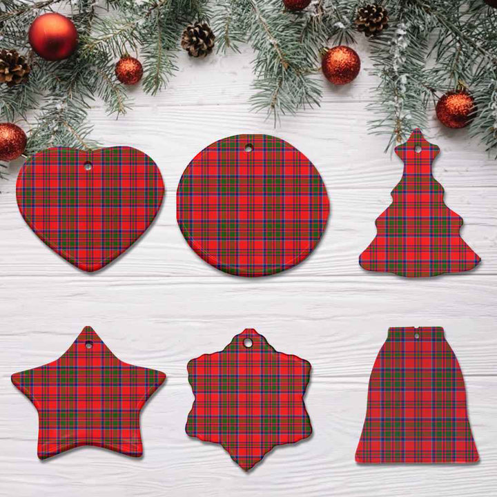 Scottish MacKillop Clan Tartan Ceramic Ornament All Tartan Plaid