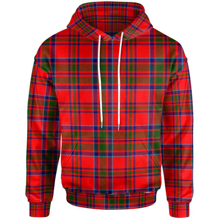Scottish MacKillop Clan Tartan Hoodie Front Side Tartan Plaid