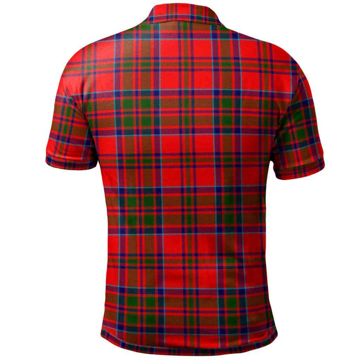 Scottish MacKillop Clan Tartan Polo Shirt Back Side Tartan Plaid