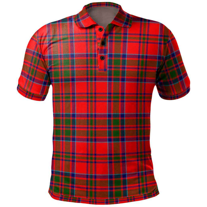Scottish MacKillop Clan Tartan Polo Shirt Front Side Tartan Plaid