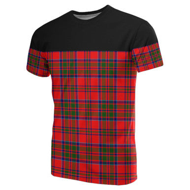 Scottish MacKillop Clan Tartan T-Shirt Horizontal Style Front Side Tartan Plaid
