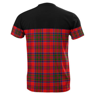Scottish MacKillop Clan Tartan T-Shirt Horizontal Style Back Side Tartan Plaid
