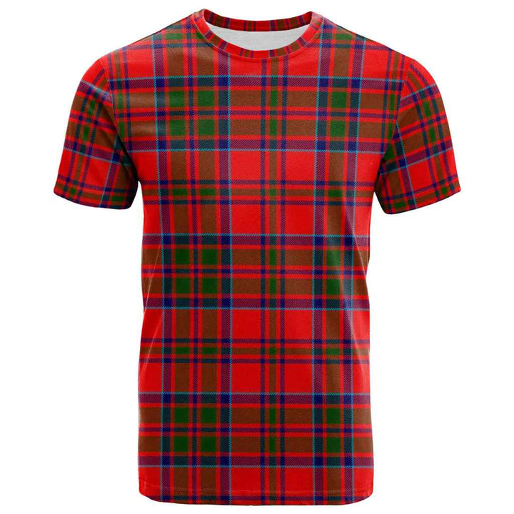 Scottish MacKillop Clan Tartan T-Shirt Front Side Tartan Plaid