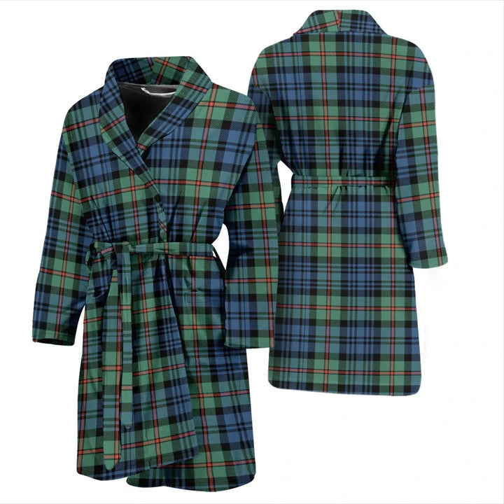 Scottish MacKinlay Ancient Clan Tartan Bathrobe 3