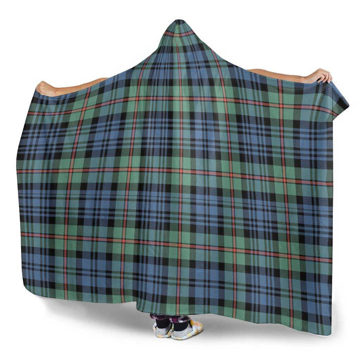 Scottish MacKinlay Ancient Clan Tartan Hooded Blanket Tartan Plaid 3