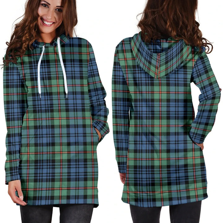 Scottish MacKinlay Ancient Clan Tartan Hoodie Dress