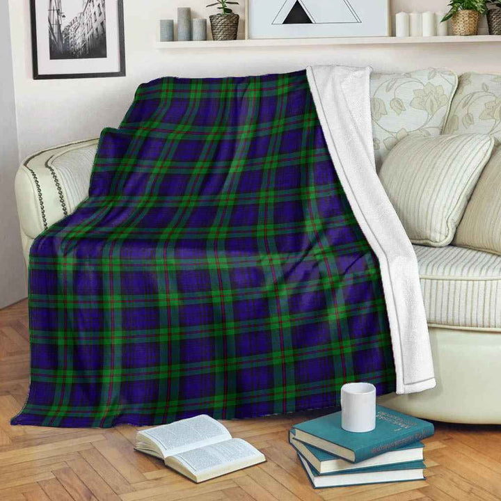 Scottish MacKinlay Modern Clan Tartan Blanket Tartan Plaid 2