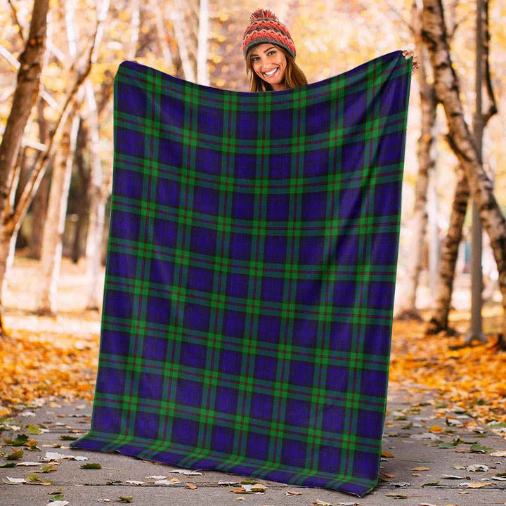 Scottish MacKinlay Modern Clan Tartan Blanket Tartan Plaid 4