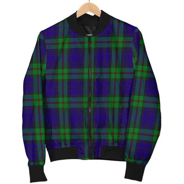 Scottish MacKinlay Modern Clan Tartan Bomber Jacket Tartan Plaid 1