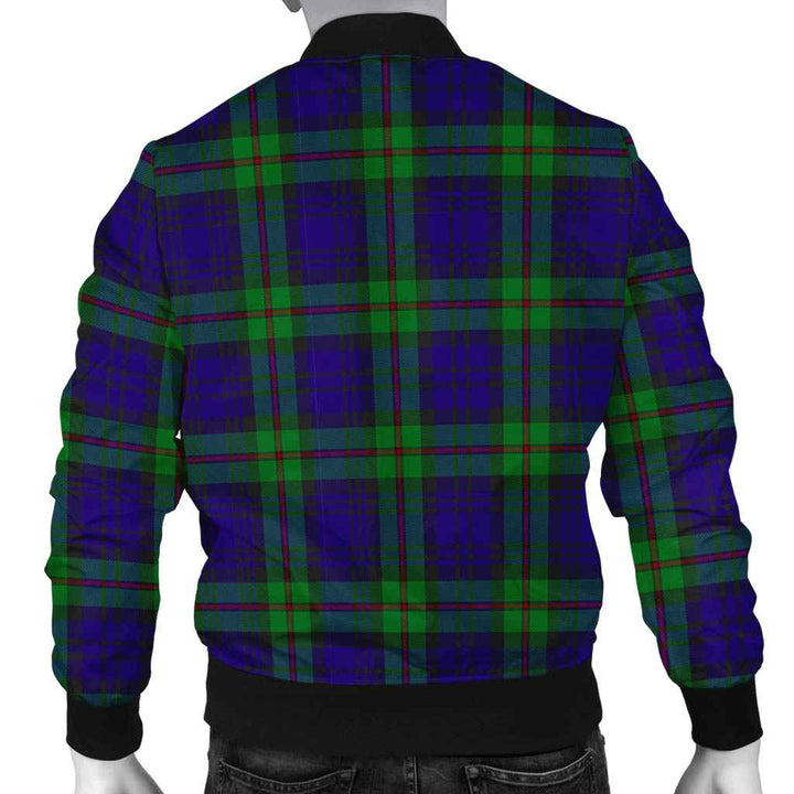 Scottish MacKinlay Modern Clan Tartan Bomber Jacket Tartan Plaid 3