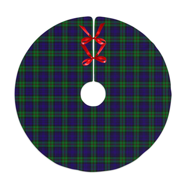 Scottish MacKinlay Modern Clan Tartan Christmas Tree Skirt No Tassels 1 Tartan Plaid