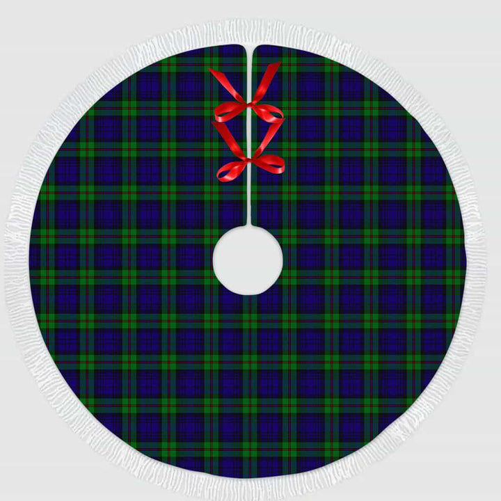 Scottish MacKinlay Modern Clan Tartan Christmas Tree Skirt Tassels 1 Tartan Plaid