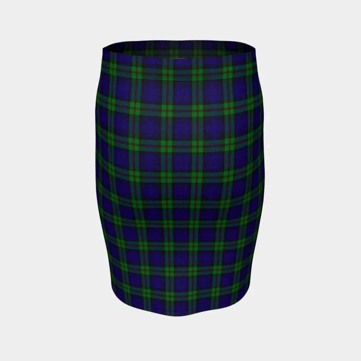 Scottish MacKinlay Modern Clan Tartan Fitted Skirt Tartan Plaid 4