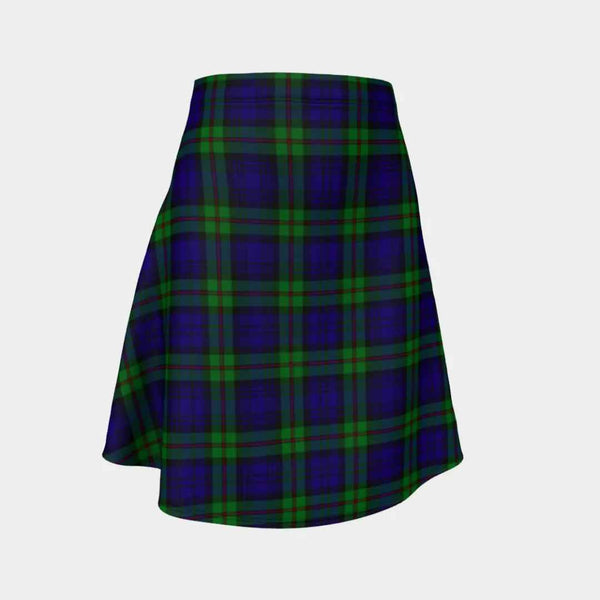Scottish MacKinlay Modern Clan Tartan Flare Skirt Tartan Plaid 1