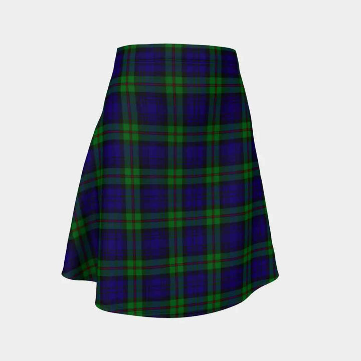 Scottish MacKinlay Modern Clan Tartan Flare Skirt Tartan Plaid 1