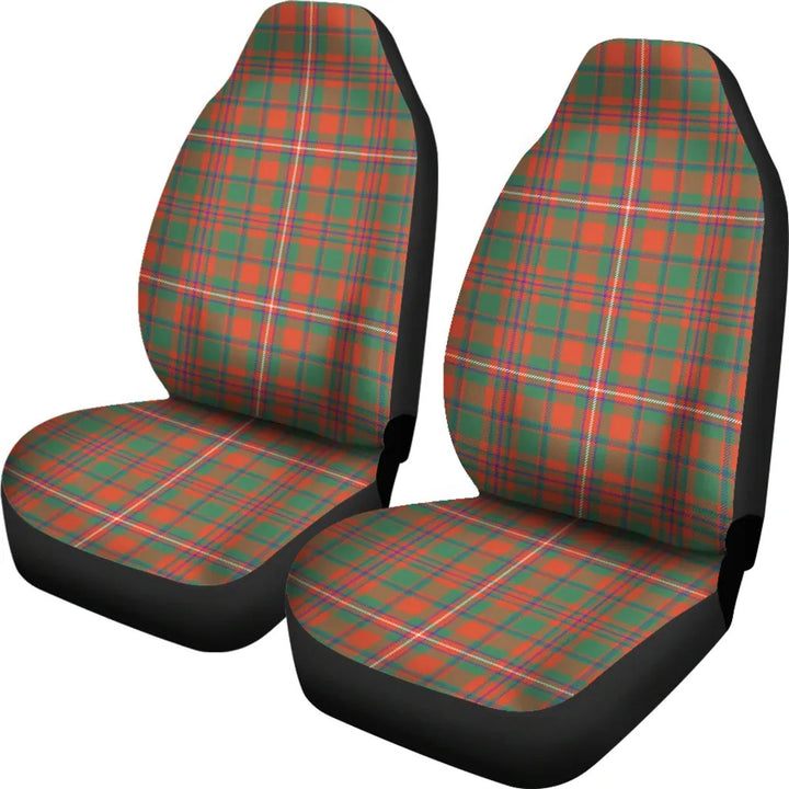 Scottish MacKinnon Ancient Clan Tartan Car Seat Covers 1