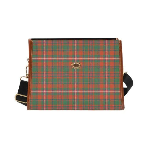 Scottish MacKinnon Ancient Clan Tartan Waterproof Canvas Bag Tartan Plaid 1