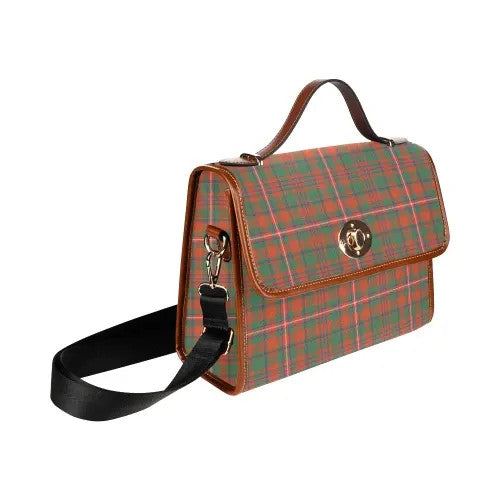 Scottish MacKinnon Ancient Clan Tartan Waterproof Canvas Bag Tartan Plaid 3