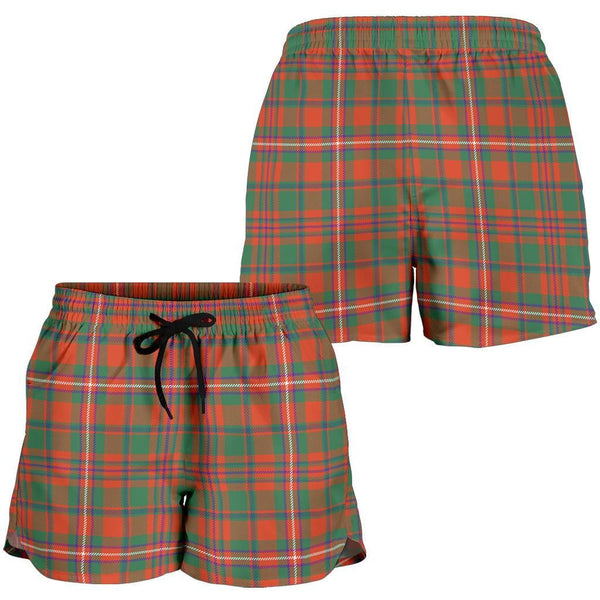 Scottish MacKinnon Ancient Clan Tartan Women Shorts
