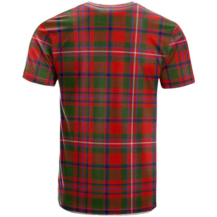 Scottish MacKinnon Clan Crest Tartan T-Shirt Back Side Tartan Plaid