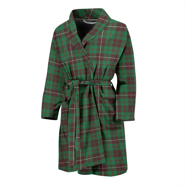 Scottish MacKinnon Hunting Ancient Clan Tartan Bathrobe 2