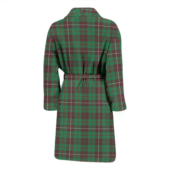 Scottish MacKinnon Hunting Ancient Clan Tartan Bathrobe 2