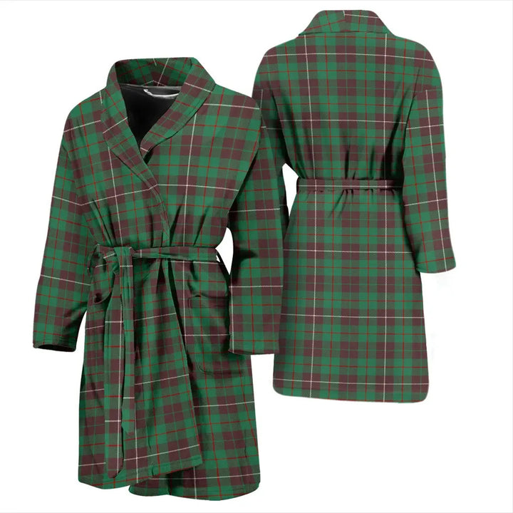 Scottish MacKinnon Hunting Ancient Clan Tartan Bathrobe 3