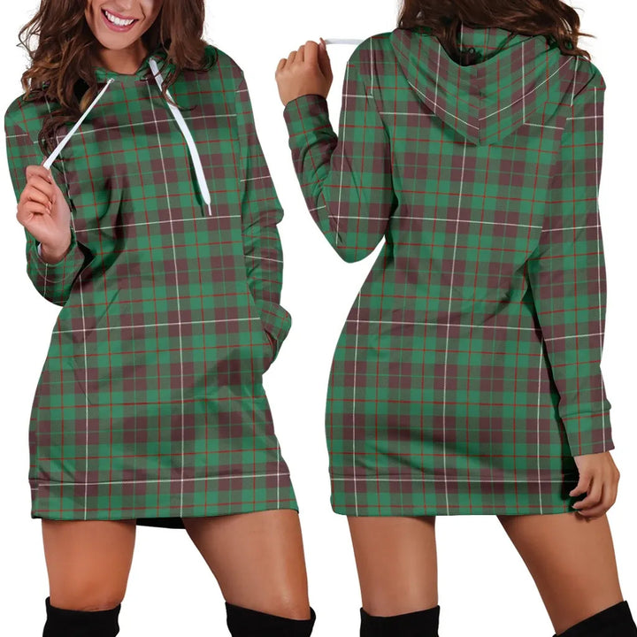 Scottish MacKinnon Hunting Ancient Clan Tartan Hoodie Dress