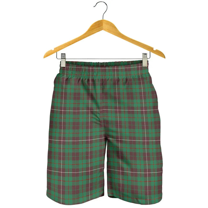 Scottish MacKinnon Hunting Ancient Clan Tartan Men's Shorts