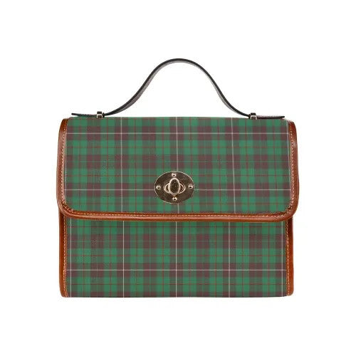 Scottish MacKinnon Hunting Ancient Clan Tartan Waterproof Canvas Bag Tartan Plaid 2