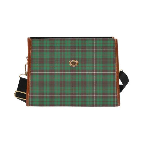 Scottish MacKinnon Hunting Ancient Clan Tartan Waterproof Canvas Bag Tartan Plaid 1