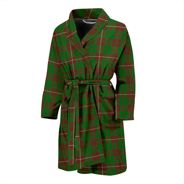 Scottish MacKinnon Hunting Modern Clan Tartan Bathrobe 2
