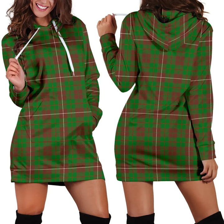 Scottish MacKinnon Hunting Modern Clan Tartan Hoodie Dress