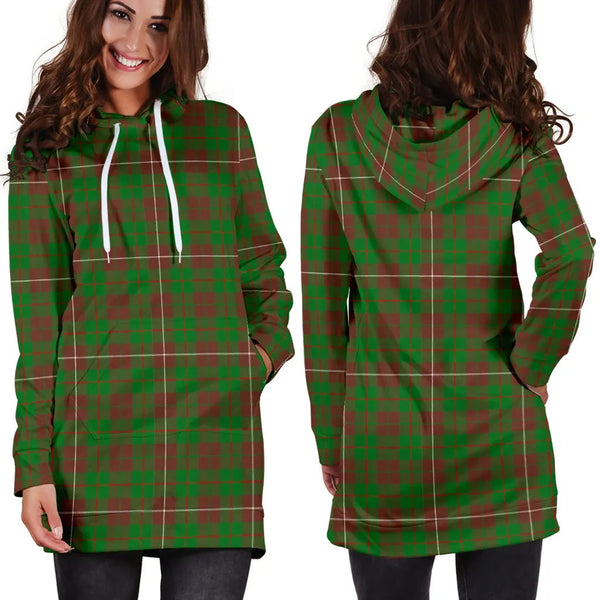 Scottish MacKinnon Hunting Modern Clan Tartan Hoodie Dress