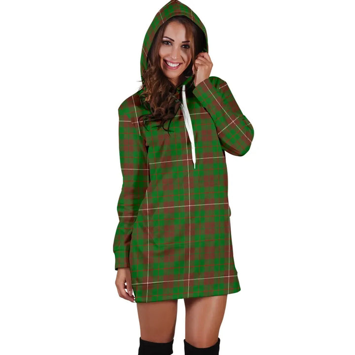 Scottish MacKinnon Hunting Modern Clan Tartan Hoodie Dress