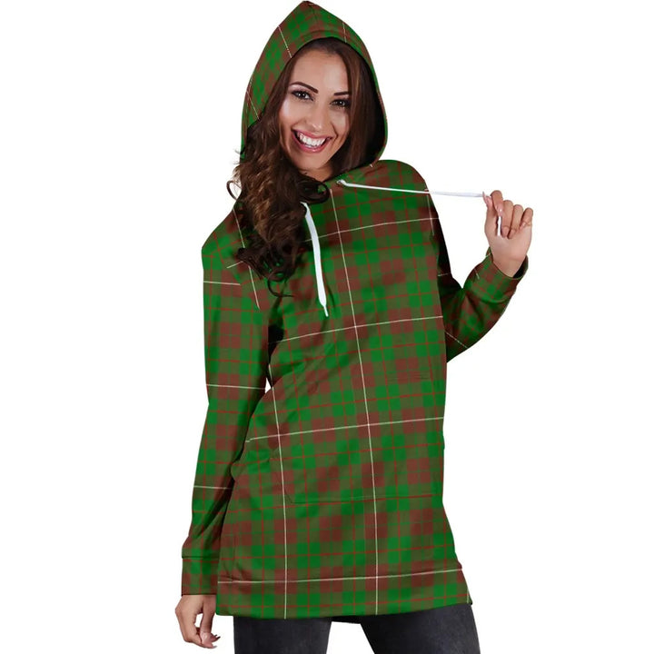 Scottish MacKinnon Hunting Modern Clan Tartan Hoodie Dress
