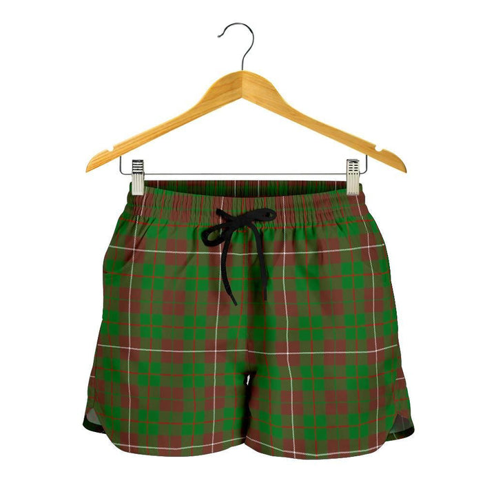 Scottish MacKinnon Hunting Modern Clan Tartan Women Shorts