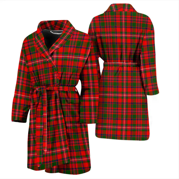 Scottish MacKinnon Modern Clan Tartan Bathrobe 3