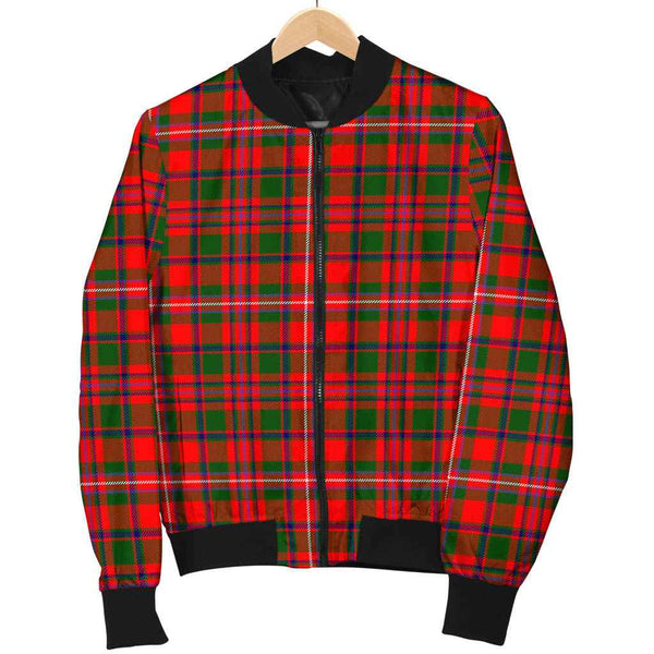 Scottish MacKinnon Modern Clan Tartan Bomber Jacket Tartan Plaid 1