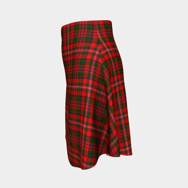 Scottish MacKinnon Modern Clan Tartan Flare Skirt Tartan Plaid 2