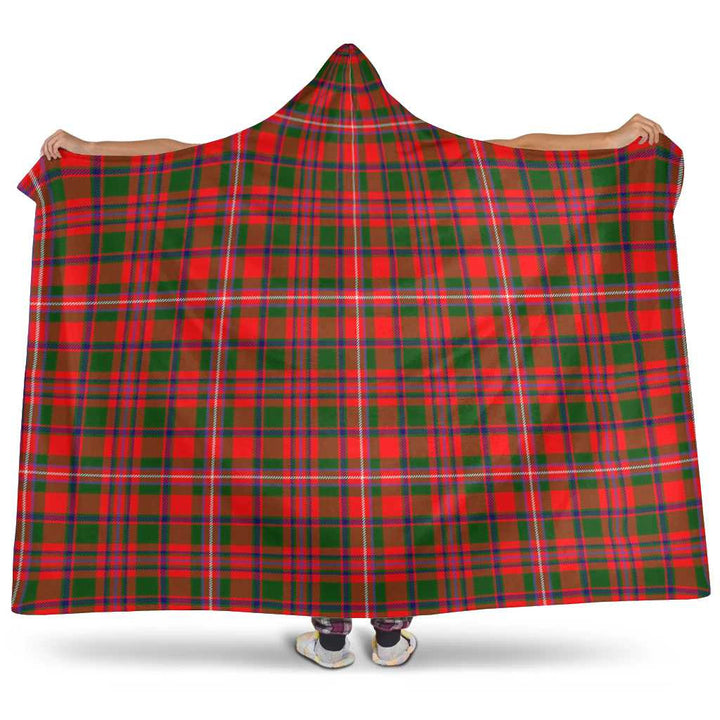 Scottish MacKinnon Modern Clan Tartan Hooded Blanket Tartan Plaid 1