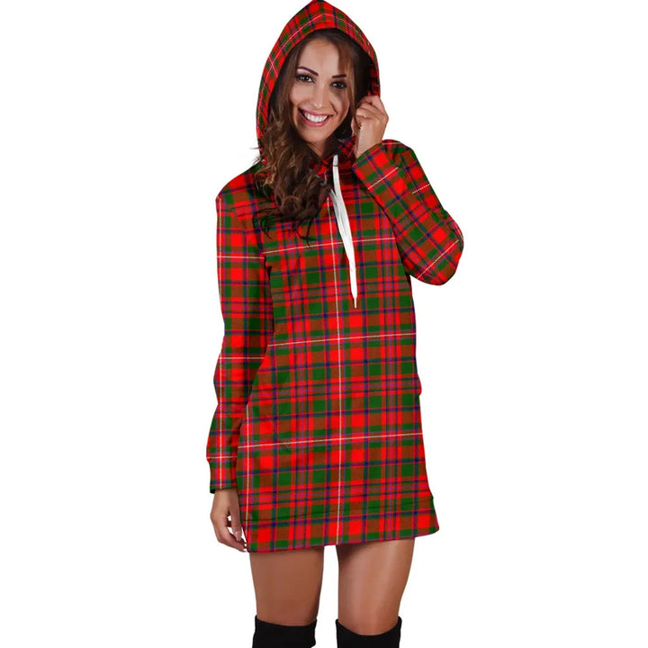 Scottish MacKinnon Modern Clan Tartan Hoodie Dress