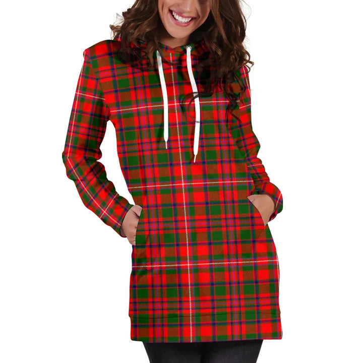 Scottish MacKinnon Modern Clan Tartan Hoodie Dress