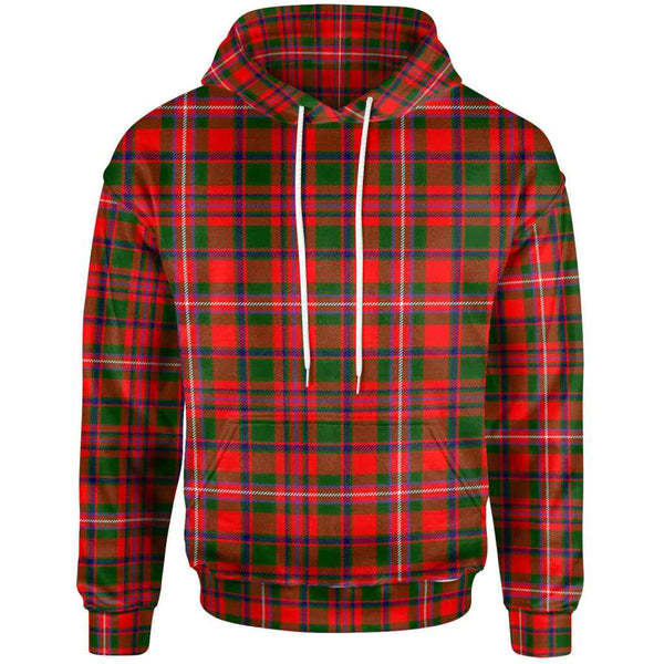 Scottish MacKinnon Modern Clan Tartan Hoodie Front Side Tartan Plaid