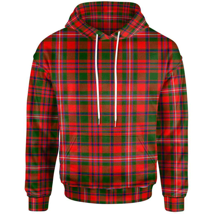 Scottish MacKinnon Modern Clan Tartan Hoodie Front Side Tartan Plaid
