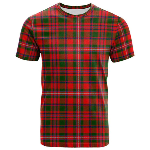 Scottish MacKinnon Modern Clan Tartan T-Shirt Front Side Tartan Plaid