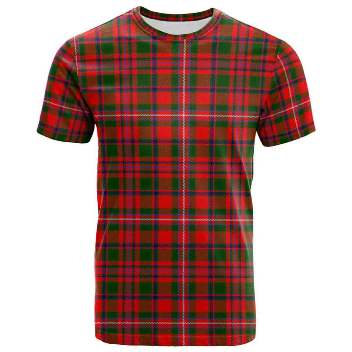 Scottish MacKinnon Modern Clan Tartan T-Shirt Front Side Tartan Plaid